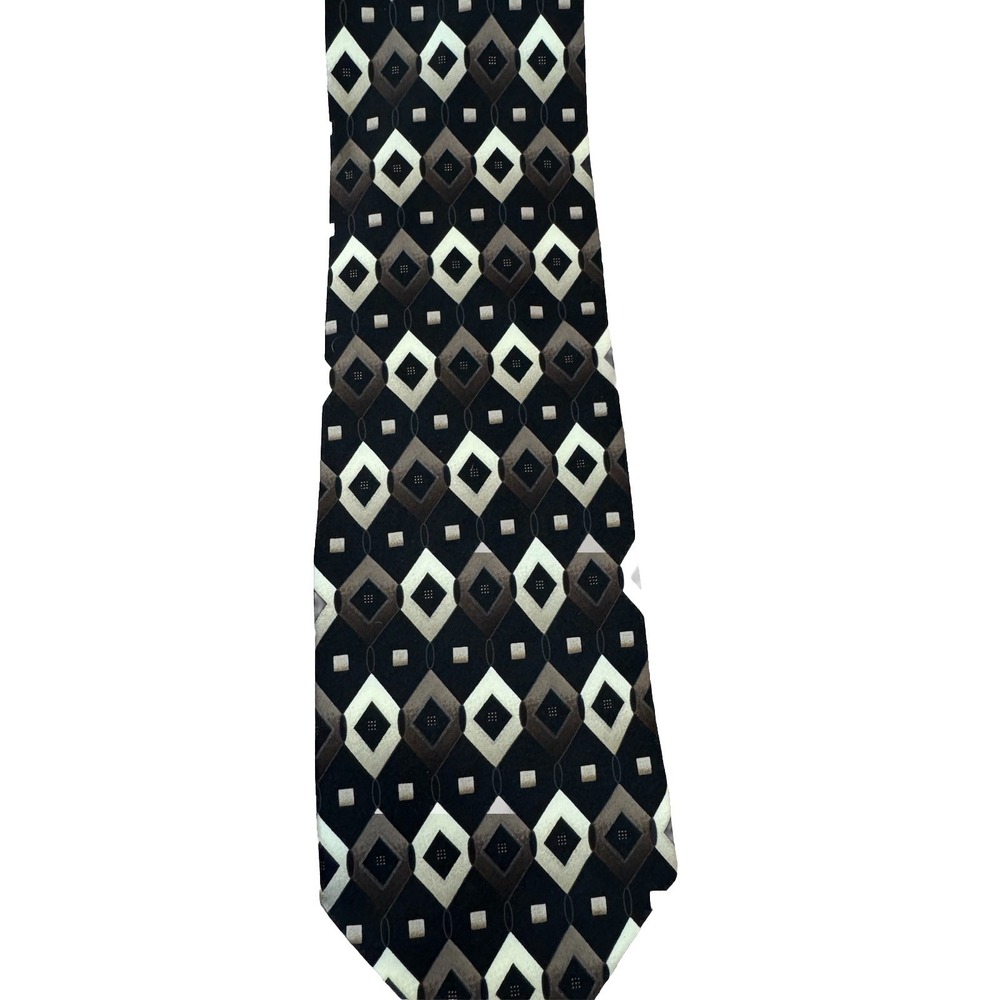 Harve‎ Bernard Tie Men's Silk Geometric Tie
